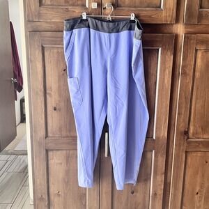 Easy Stretch-Women s Periwinkle Scrub Style Pants Size 3X